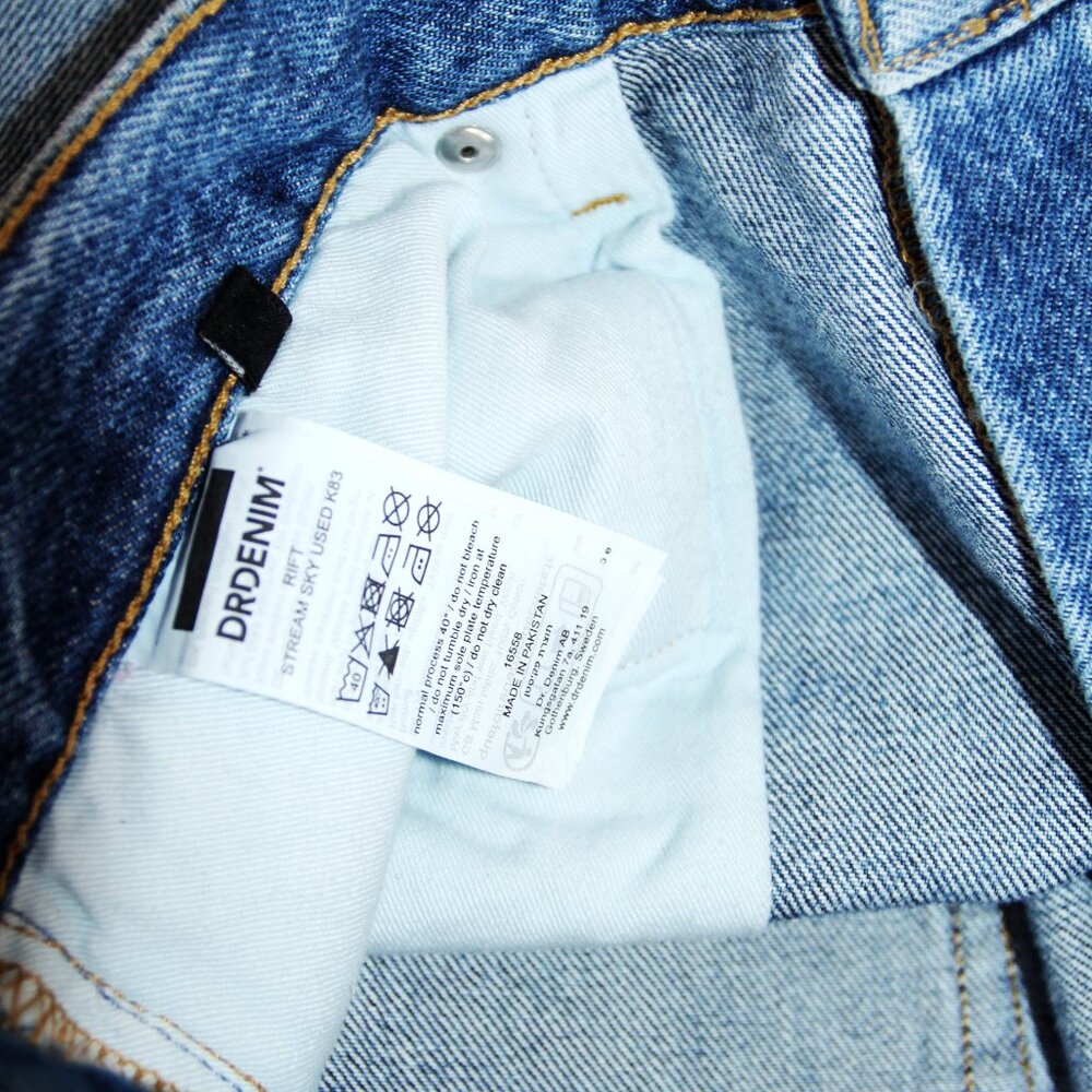 BNWT AW24 DR.DENIM RIFT STREAM SKY DENIM JEANS 32 - Picture 9 of 11